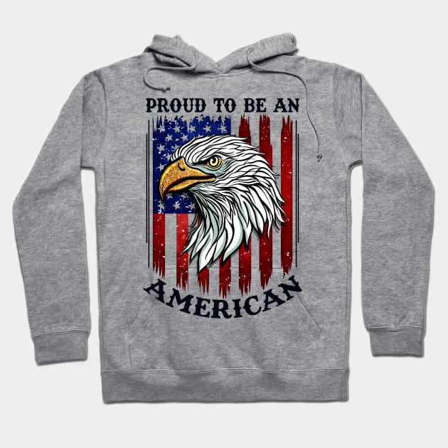 Proud to be American Hoodie by FabRonics